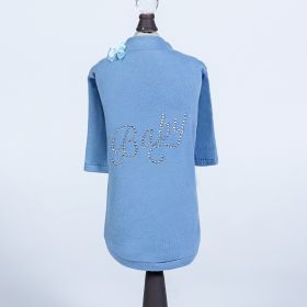 Baby Dog Tee (Color: Blue, size: XS)