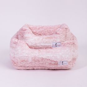 Cashmere Dog Bed (Color: Pink Fawn, size: LG)