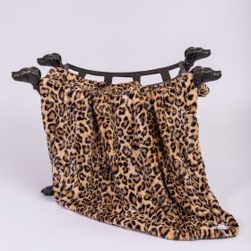 Cashmere Dpg Blankets (Color: Leopard, size: LG)