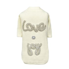 Love n Joy Tee (Color: Ivory, size: XS)