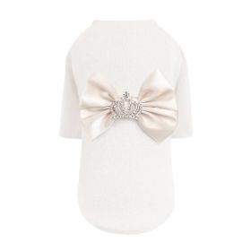 Royal Princess Dog Sweater (Color: Ivory, size: SM)