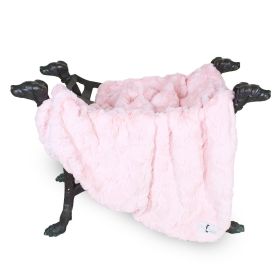 Bella Dog Blanket (Color: Baby Pink, size: LG)