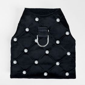 Glamour Baby Dog Harness (Color: Caviar, size: MD)