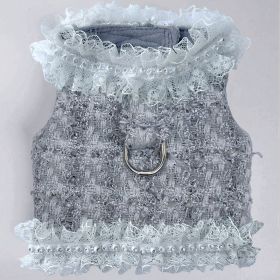 Envogue Dog Harness (Color: Platinum, size: LG)
