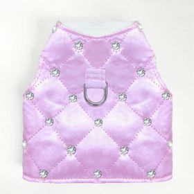 Glamour Baby Dog Harness (Color: Blush, size: LG)