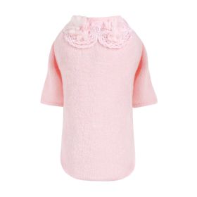 Sweet Magnolia Dog Sweater (Color: Pink, size: MD)