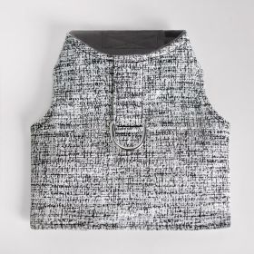 Zha Zha Dog Harness (Color: Alloy, size: LG)