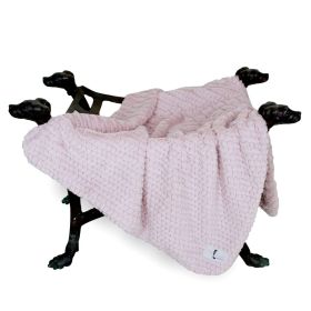 Paris Dog Blankets (Color: Rosewater, size: LG)
