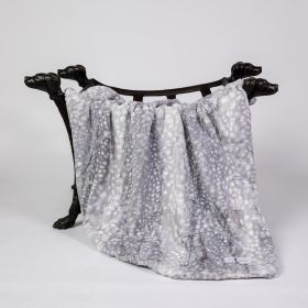 Cashmere Dpg Blankets (Color: Silver Fawn, size: Throw)