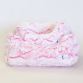 Whisper Dog Bed (Color: Fuchsia, size: LG)