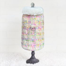 Annabella Dog Coat (Color: Masquerade, size: LG)